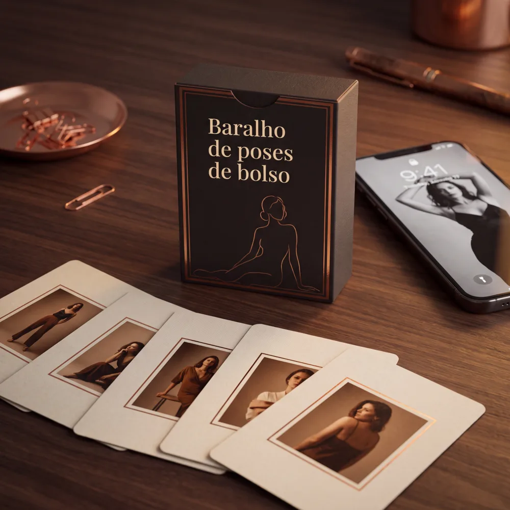 Baralho de poses de bolso