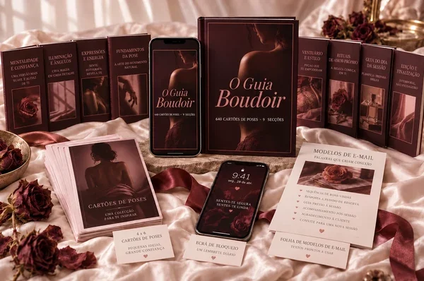 The Boudoir Playbook — 640 Fichas de Poses